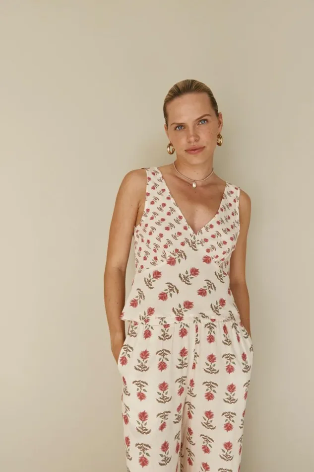 Sleeveless Women VRG GRL Zima Top Boheme