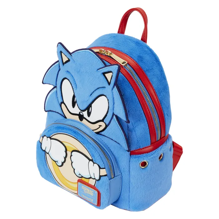 Sonic The Hedgehog Classic Cosplay Plush Mini Backpack Unisex Loungefly Backpacks Sonic The Hedgehog Classic Cosplay Plush Mini Backpack Unisex Loungefly Backpacks