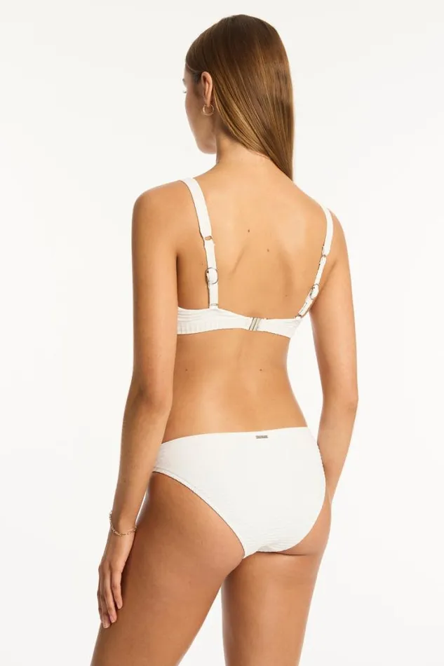 Spinnaker Longline Bralette Spinnaker White Women Sea Level Tops