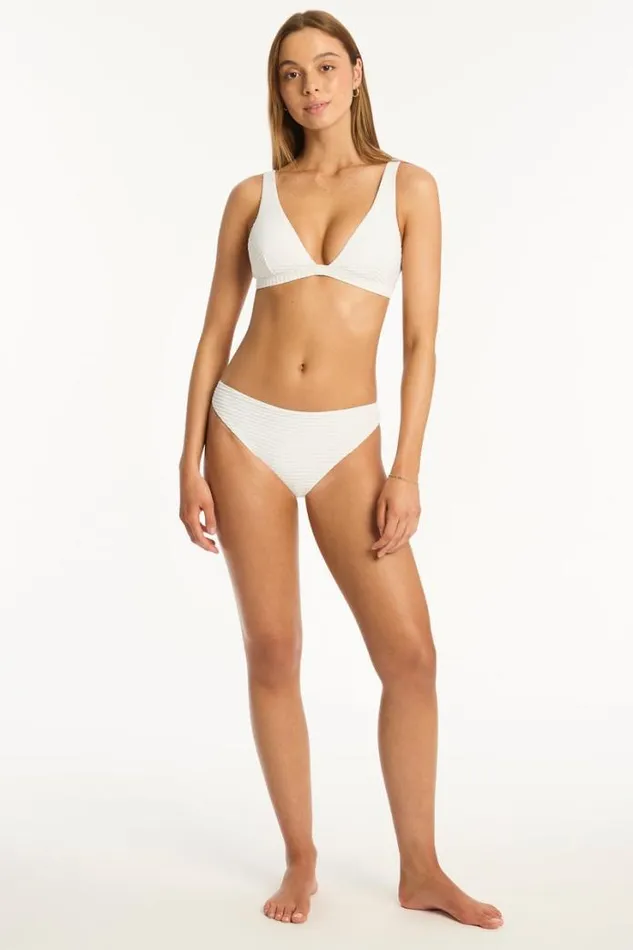 Spinnaker Longline Bralette Spinnaker White Women Sea Level Tops