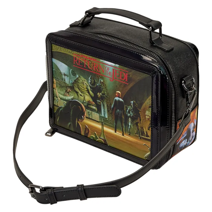 Star Wars Return Of The Jedi Vintage Lunchbox Crossbody Bag Unisex Loungefly Crossbody Bags Star Wars Return Of The Jedi Vintage Lunchbox Crossbody Bag Unisex Loungefly Crossbody Bags