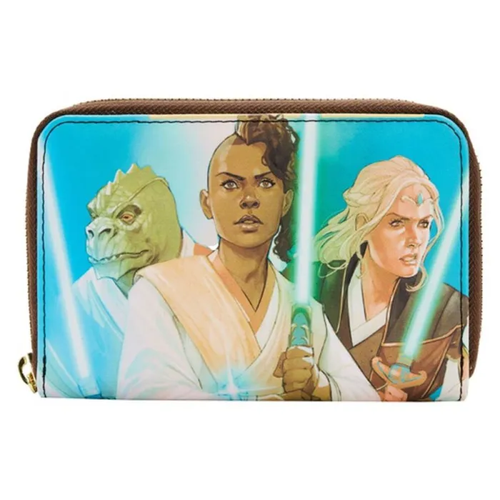 Star Wars The High Republic Comic Cover Zip Around Wallet Unisex Loungefly Bags and Wallets Star Wars The High Republic Comic Cover Zip Around Wallet Unisex Loungefly Bags and Wallets