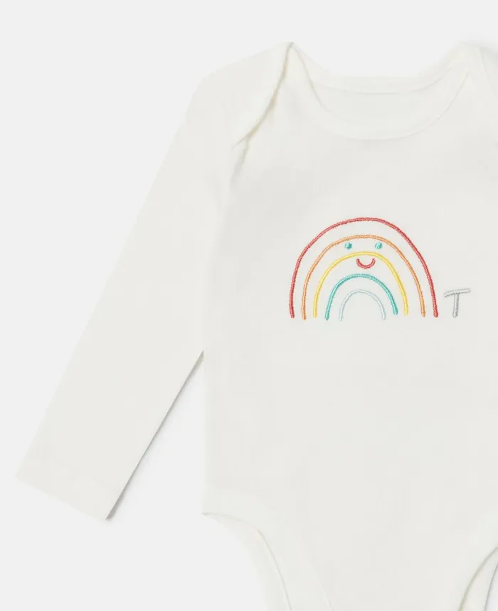 Stella McCartney 7 Pack Of Weather Embroidery Bodysuits White Kids Newborn 0 8211 24 Months Stella McCartney 7 Pack Of Weather Embroidery Bodysuits White Kids Newborn 0 8211 24 Months