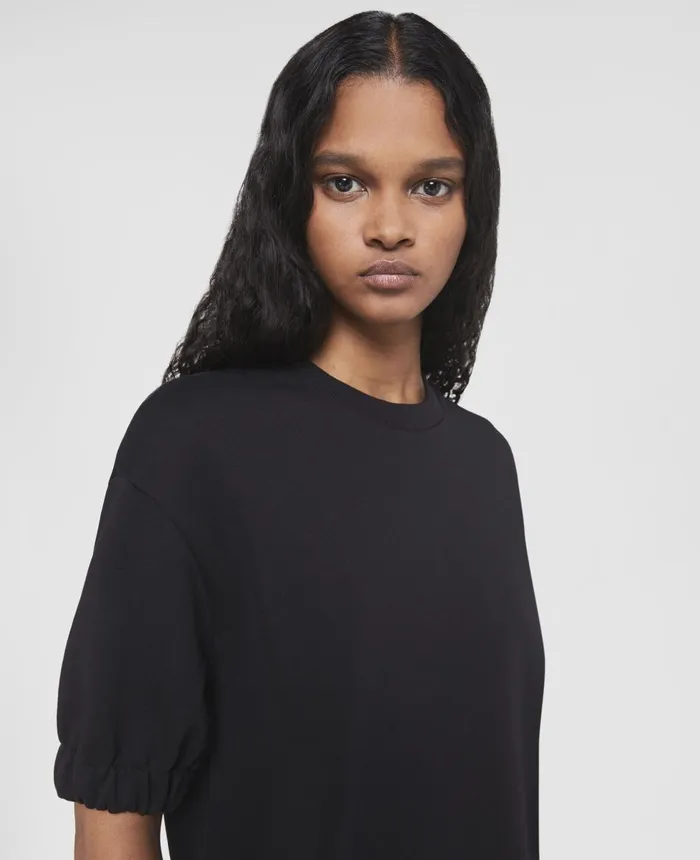 Stella McCartney Broderie Anglaise Jersey Dress Black Women Sweatshirts And TShirts Stella McCartney Broderie Anglaise Jersey Dress Black Women Sweatshirts And TShirts