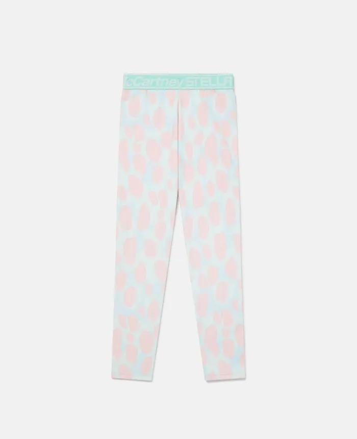 Stella McCartney Camouflage Print Leggings Multicolour Kids Pants and Shorts