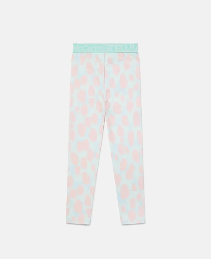 Stella McCartney Camouflage Print Leggings Multicolour Kids Pants and Shorts Stella McCartney Camouflage Print Leggings Multicolour Kids Pants and Shorts