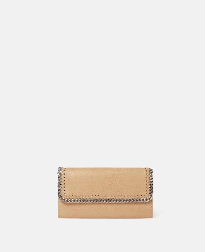 Stella McCartney Falabella Continental Wallet Fawn Women Iconic Falabella