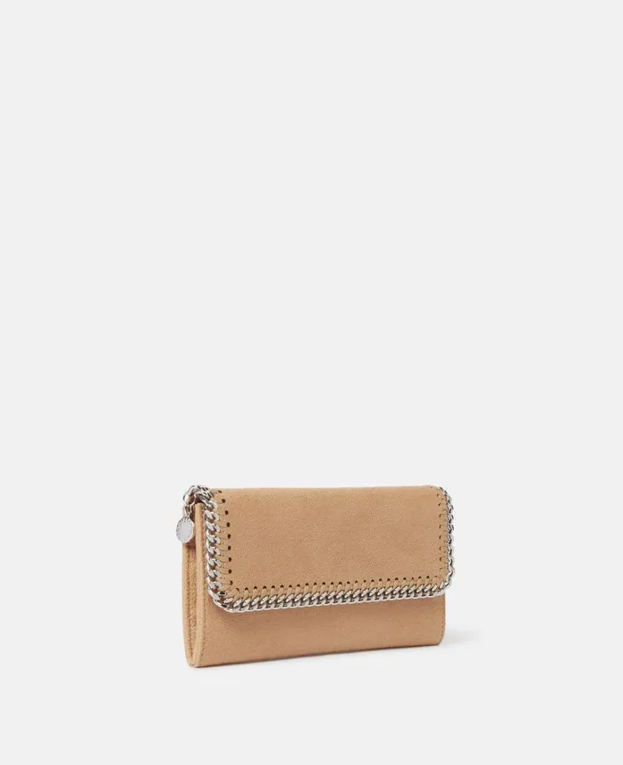 Stella McCartney Falabella Continental Wallet Fawn Women Iconic Falabella