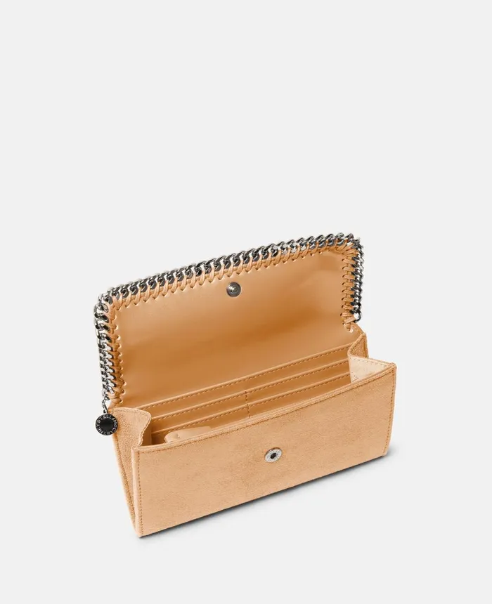 Stella McCartney Falabella Continental Wallet Fawn Women Iconic Falabella