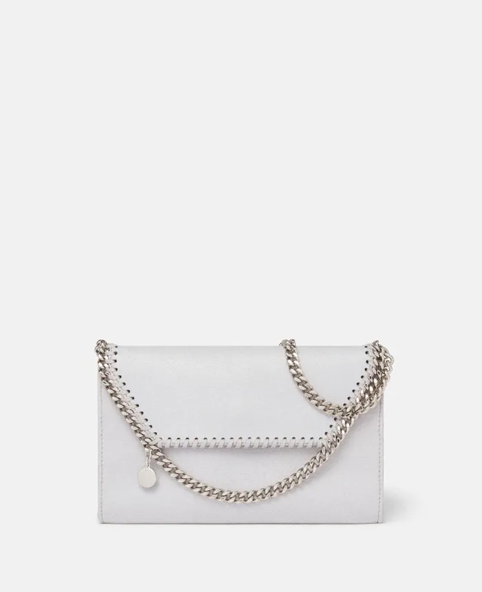 Stella McCartney Falabella Mini Crossbody Bag Ice Grey Women Mini Bags And Clutches Stella McCartney Falabella Mini Crossbody Bag Ice Grey Women Mini Bags And Clutches