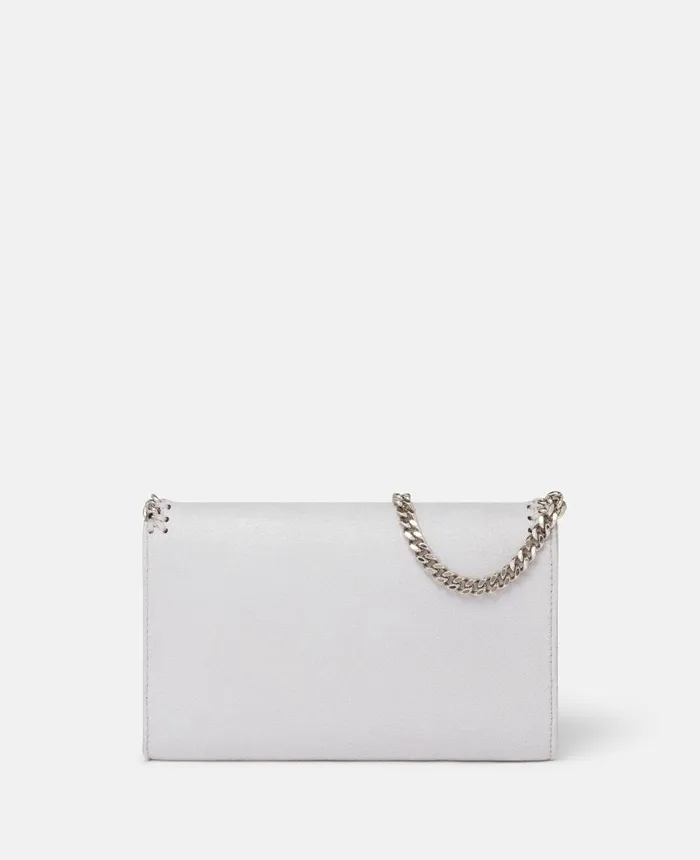 Stella McCartney Falabella Mini Crossbody Bag Ice Grey Women Mini Bags And Clutches Stella McCartney Falabella Mini Crossbody Bag Ice Grey Women Mini Bags And Clutches