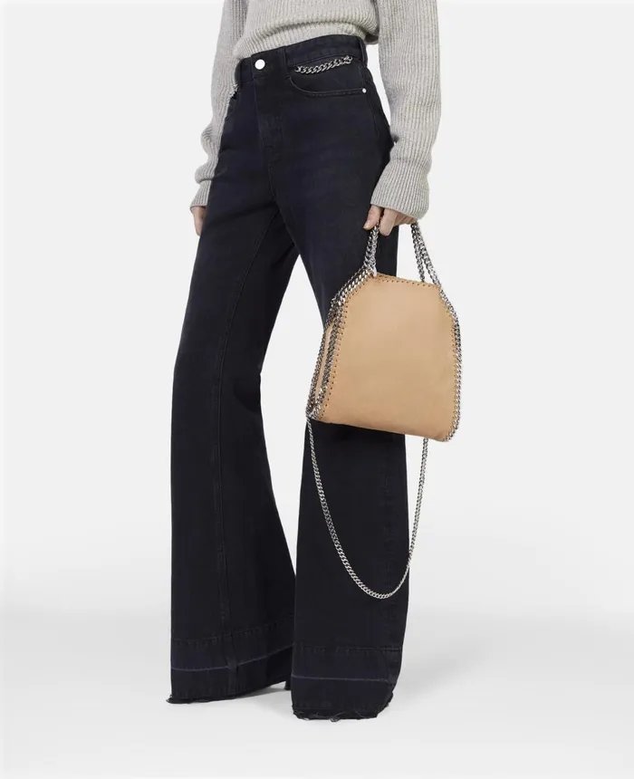 Stella McCartney Falabella Mini Tote Bag Fawn Women Mini Bags And Clutches