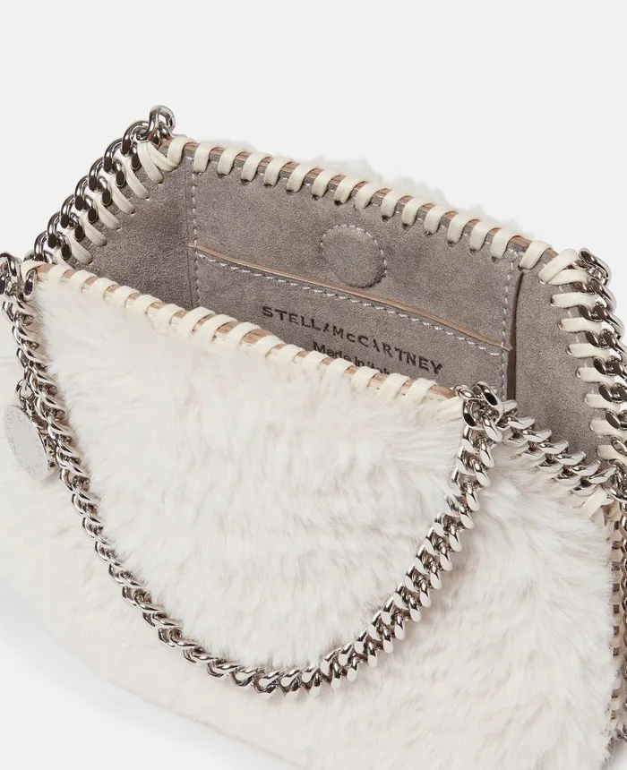 Stella McCartney Falabella Mini Tote Bag Ivory Women Mini Bags And Clutches