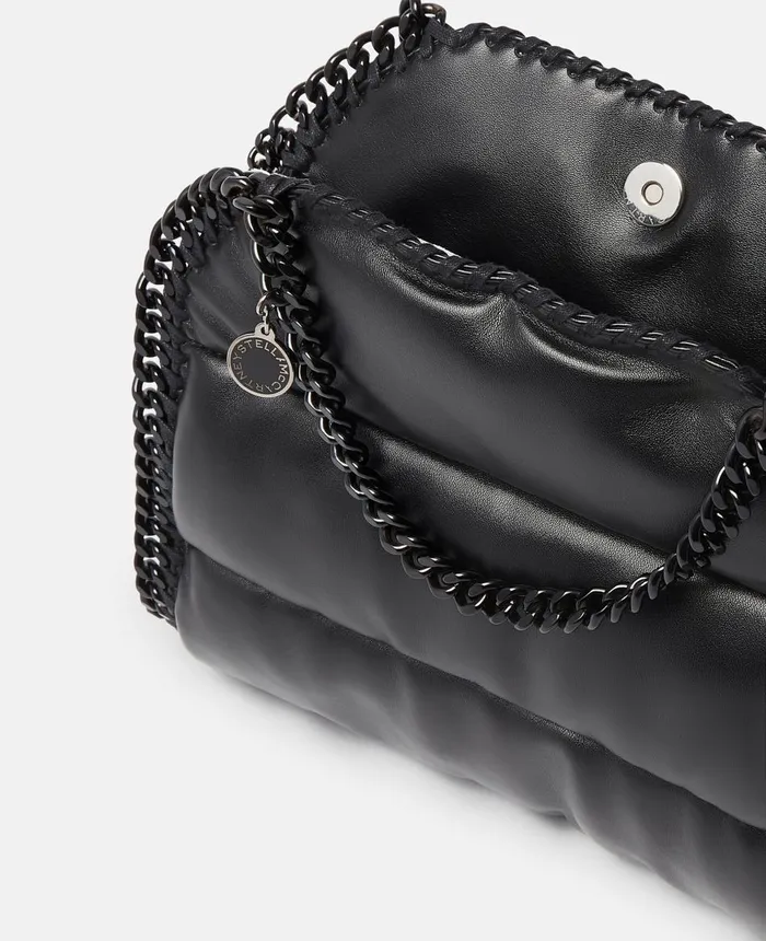 Stella McCartney Falabella Padded Alter Mat Mini Tote Bag Black Women Mini Bags And Clutches Stella McCartney Falabella Padded Alter Mat Mini Tote Bag Black Women Mini Bags And Clutches