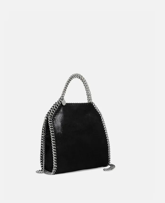 Stella McCartney Falabella Tiny Tote Bag Black Women TopHandle Bags