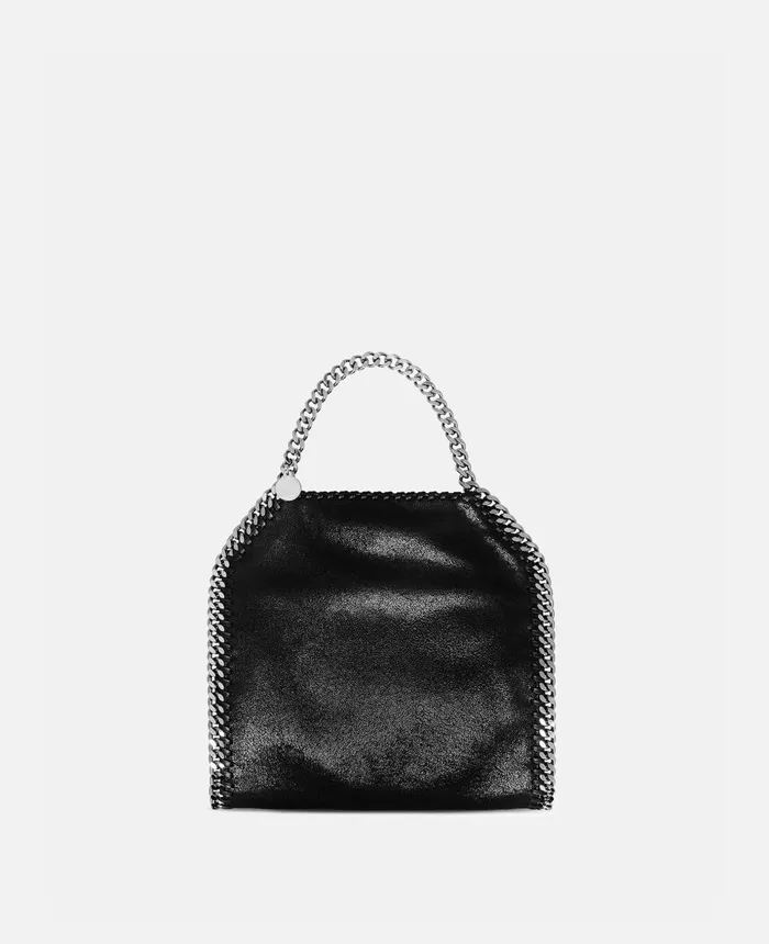 Stella McCartney Falabella Tiny Tote Bag Black Women TopHandle Bags