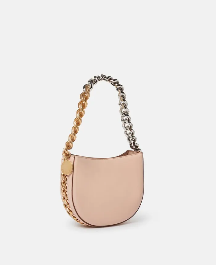 Stella McCartney Frayme Small Shoulder Bag Powder Women Mini Bags And Clutches Stella McCartney Frayme Small Shoulder Bag Powder Women Mini Bags And Clutches