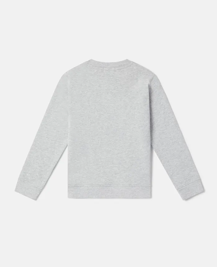 Stella McCartney Funfair Embroidery Sweatshirt Grey Kids TShirts And Sweatshirt Stella McCartney Funfair Embroidery Sweatshirt Grey Kids TShirts And Sweatshirt