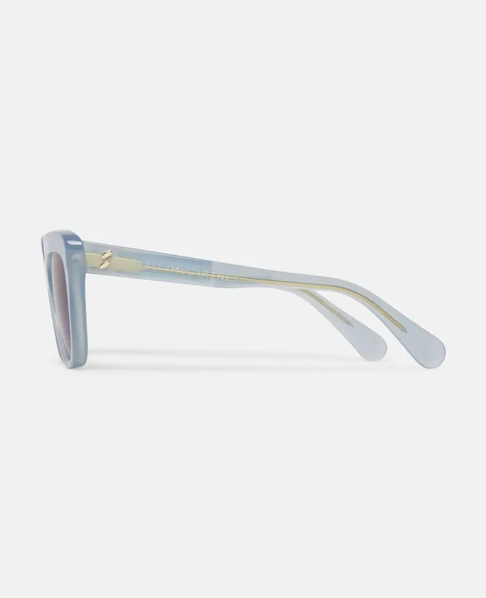 Stella McCartney Mini Me Sunglasses Shiny Milky Light Blue Kids Kids Eyewear Stella McCartney Mini Me Sunglasses Shiny Milky Light Blue Kids Kids Eyewear