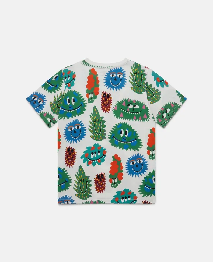 Stella McCartney Monster Print TShirt Multicolour Kids TShirts And Sweatshirt Stella McCartney Monster Print TShirt Multicolour Kids TShirts And Sweatshirt