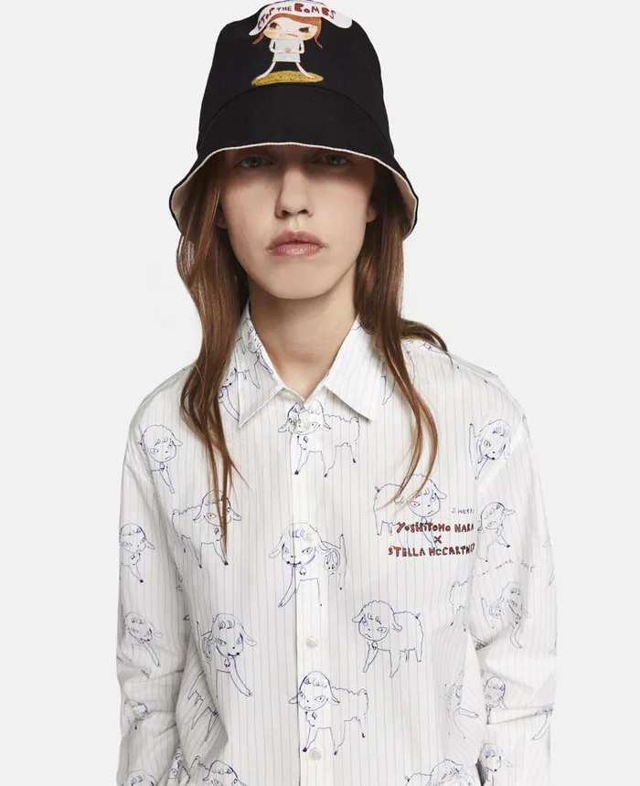 Stella McCartney Sheep Can Never Sleep Print Shirt Multicolour White WomenMen Shirts Stella McCartney Sheep Can Never Sleep Print Shirt Multicolour White WomenMen Shirts