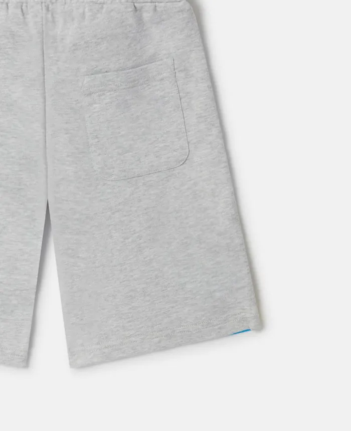 Stella McCartney Stella Logo Active Sweat Shorts Grey Kids Pants and Shorts