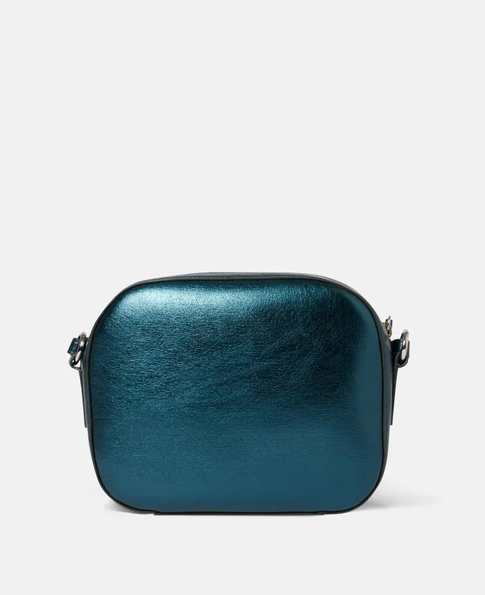 Stella McCartney Stella Logo Mini Bag Peacock Blue Women Mini Bags And Clutches Stella McCartney Stella Logo Mini Bag Peacock Blue Women Mini Bags And Clutches