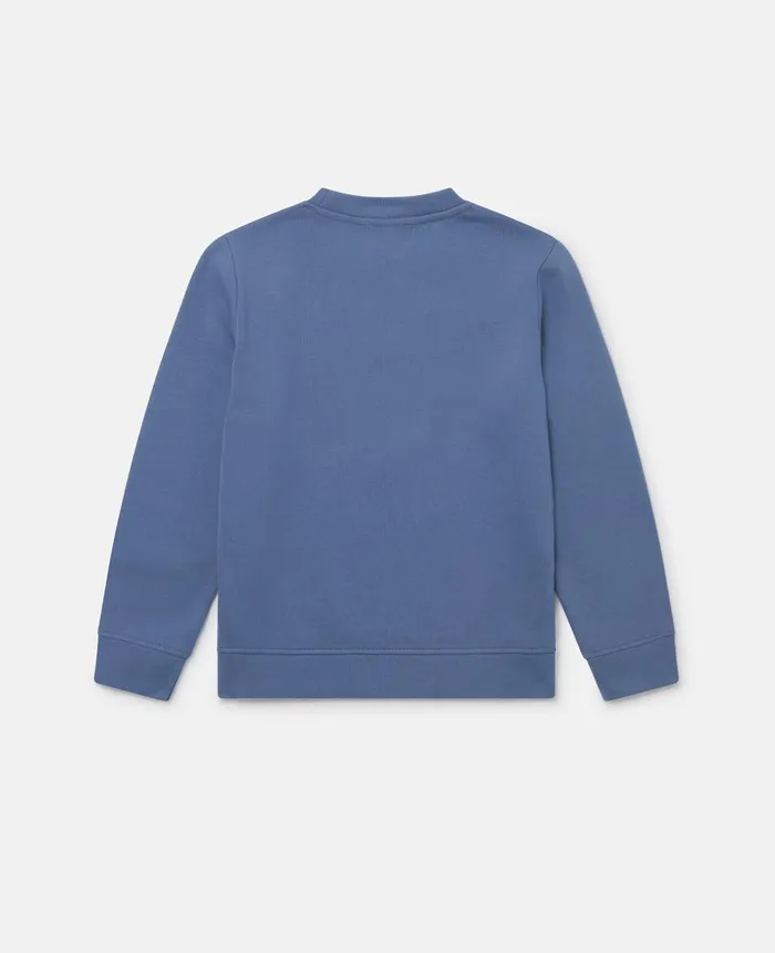 Stella McCartney Sunshine Face Long Sleeve TShirt Blue Kids TShirts And Sweatshirt Stella McCartney Sunshine Face Long Sleeve TShirt Blue Kids TShirts And Sweatshirt