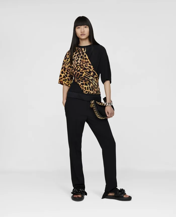 Stella McCartney Twill Tailored Dinner Trousers Black Women Tailoring