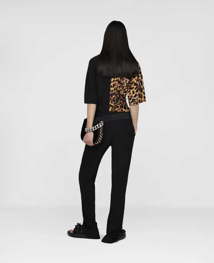 Stella McCartney Twill Tailored Dinner Trousers Black Women Tailoring