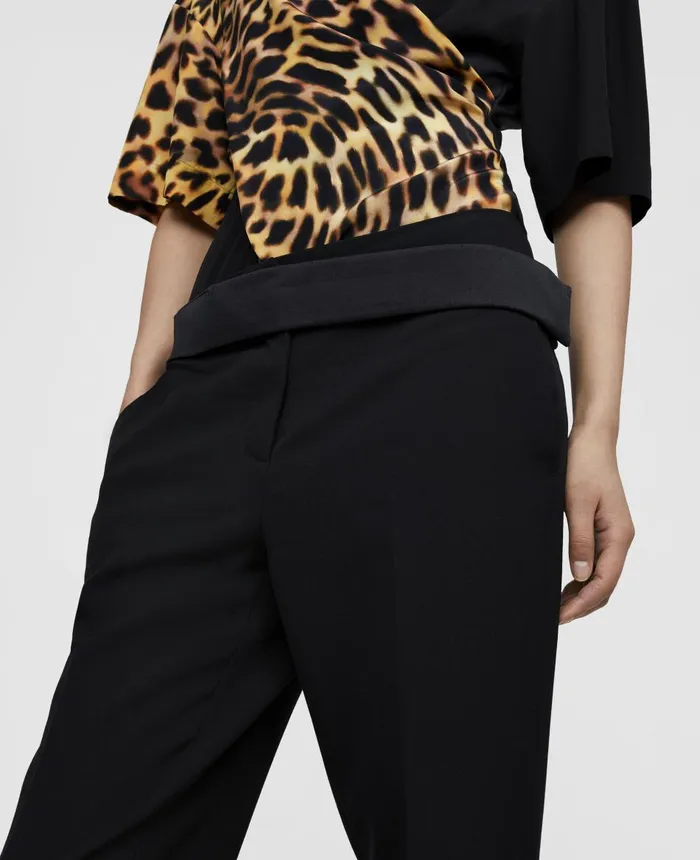 Stella McCartney Twill Tailored Dinner Trousers Black Women Tailoring