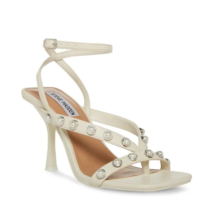 Steve Madden Adaline Ivory Womens Heels