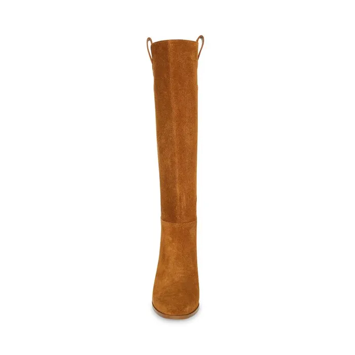 Steve Madden Autumn Chestnut Suede Womens Boots and Booties
