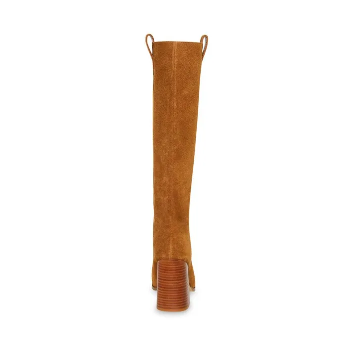 Steve Madden Autumn Chestnut Suede Womens Boots and Booties
