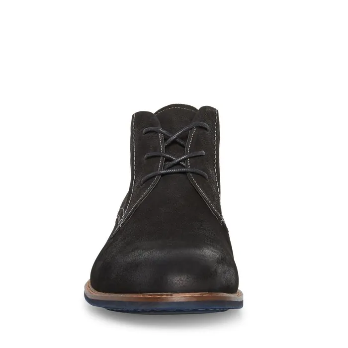 Steve Madden Baran Black Nubuck Mens Boots Steve Madden Baran Black Nubuck Mens Boots