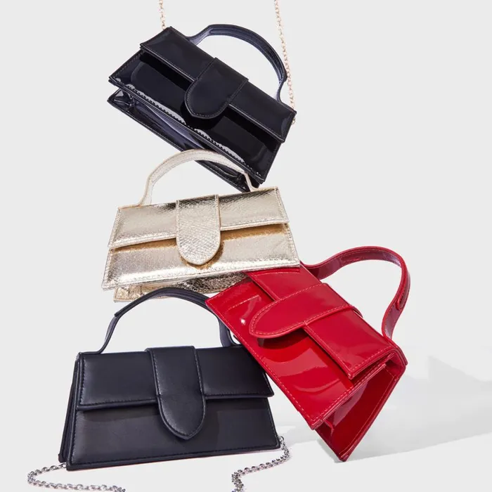 Steve Madden Barlan Red Patent Womens Mini Bags