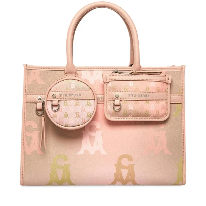 Steve Madden Bchord Blush Multi Womens Shoulder Bags