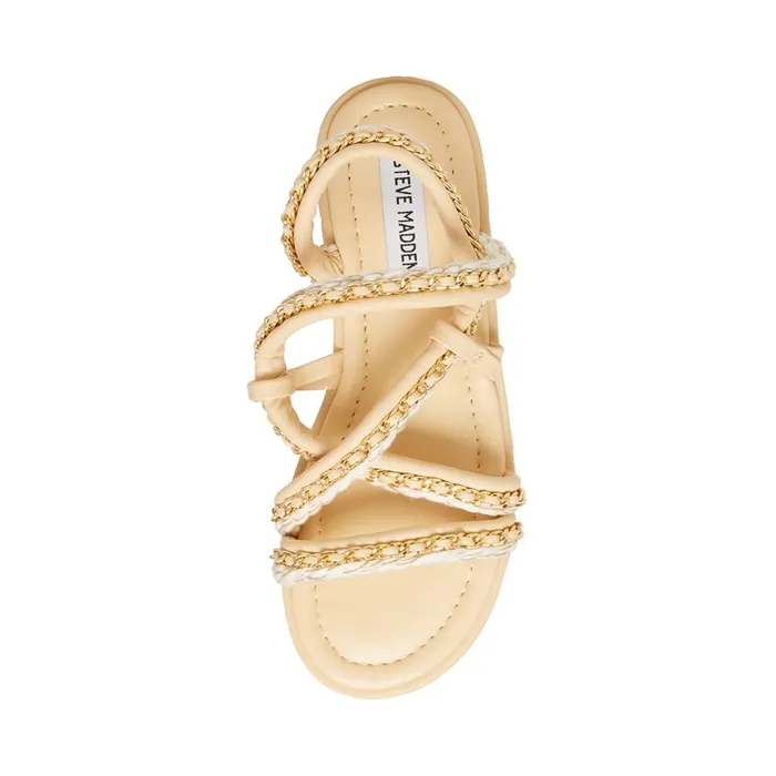Steve Madden Bennet Sand Multi Womens Sandals