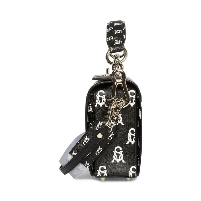 Steve Madden Bkinder BlackWhite Womens Crossbody Bags