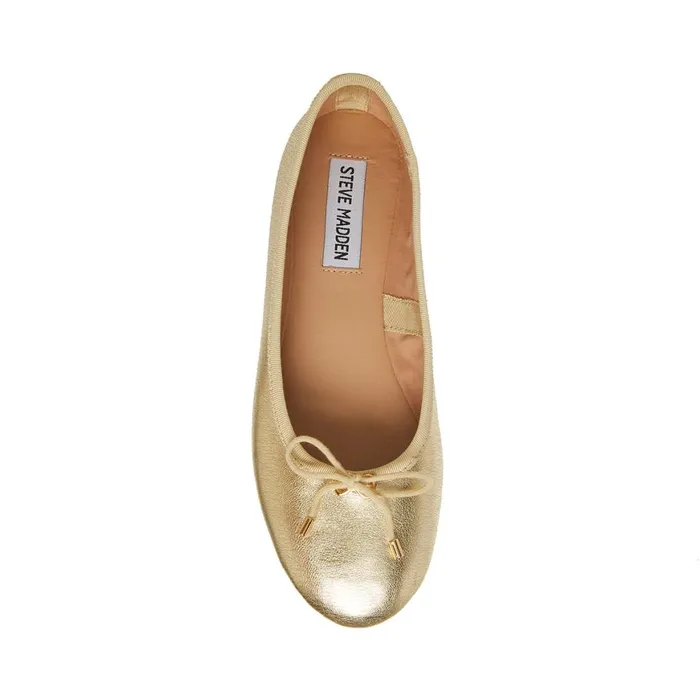 Steve Madden Blossoms Gold Womens Loafers and Flats