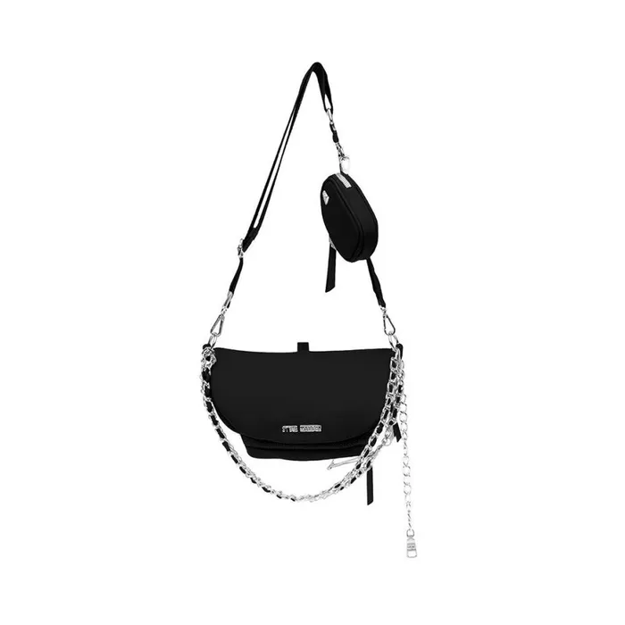 Steve Madden Bmaxima Black Womens Crossbody Bags Steve Madden Bmaxima Black Womens Crossbody Bags