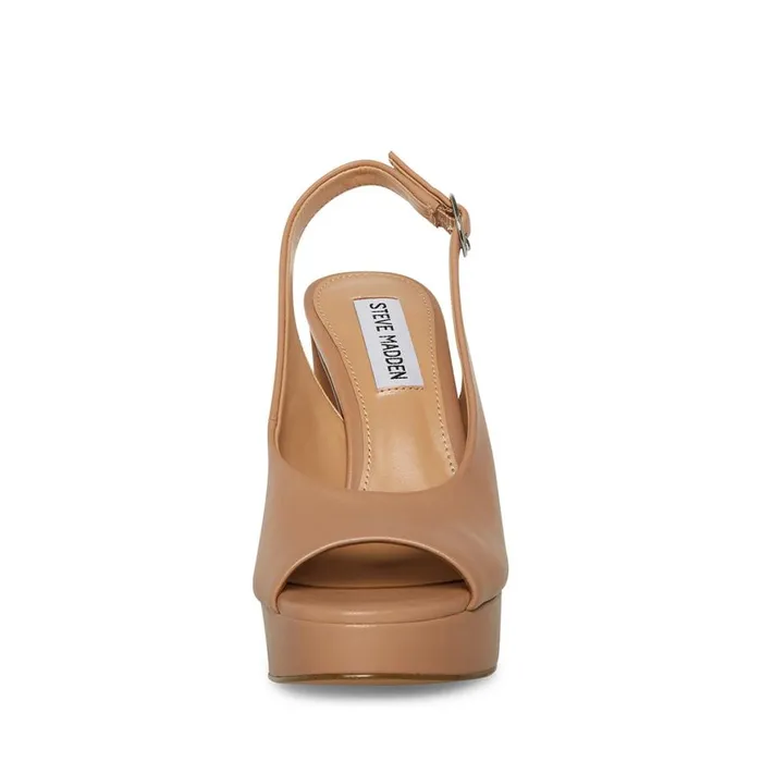 Steve Madden Booker Blush Leather Womens Heels