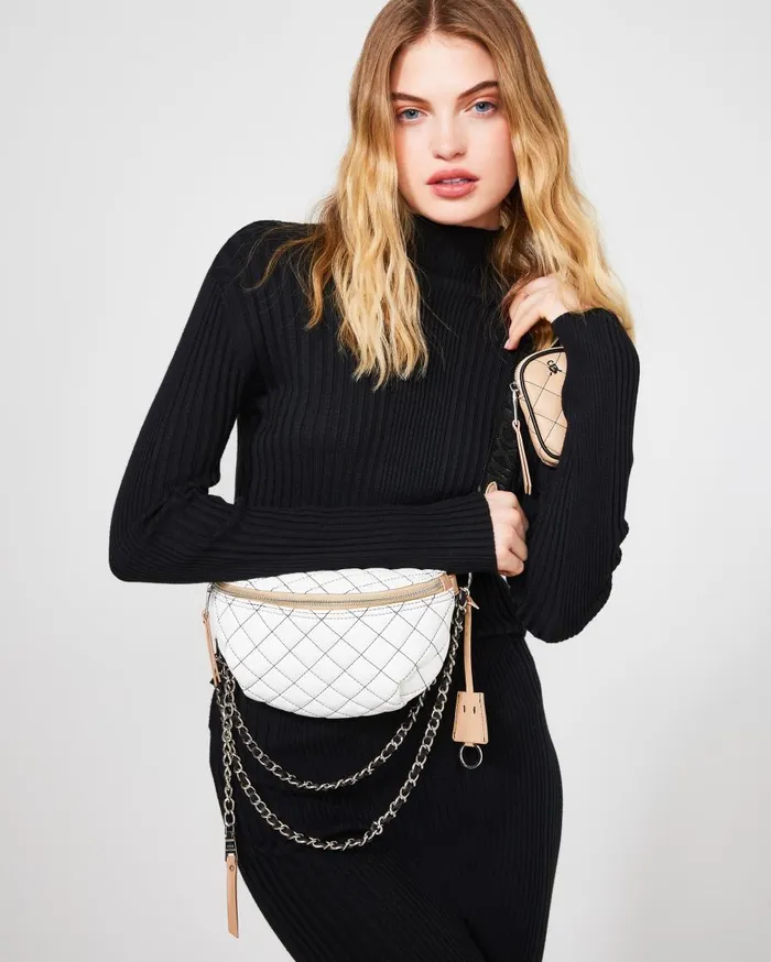 Steve Madden Bpossess BlackTan Womens Crossbody Bags
