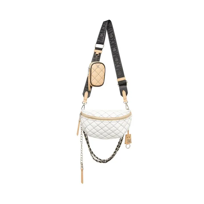 Steve Madden Bpossess BlackTan Womens Crossbody Bags