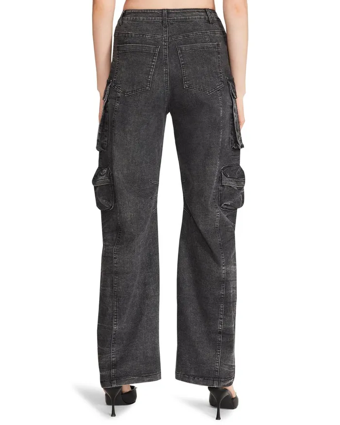 Steve Madden Brody Pant Black Denim Womens Bottoms
