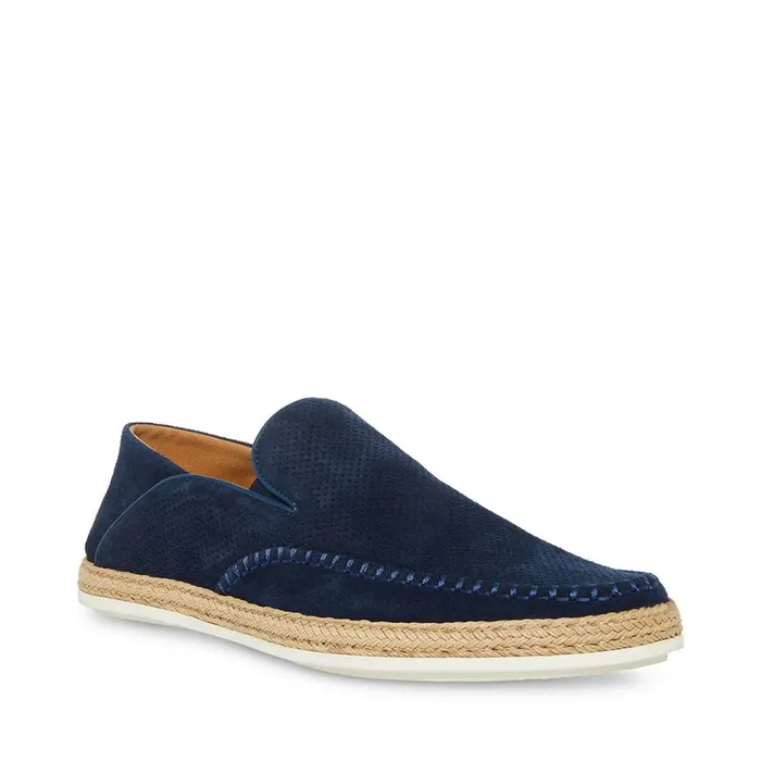 Steve Madden Caydenn Navy Suede Mens Casual