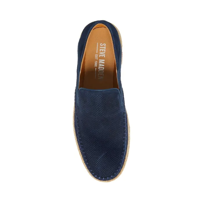 Steve Madden Caydenn Navy Suede Mens Casual