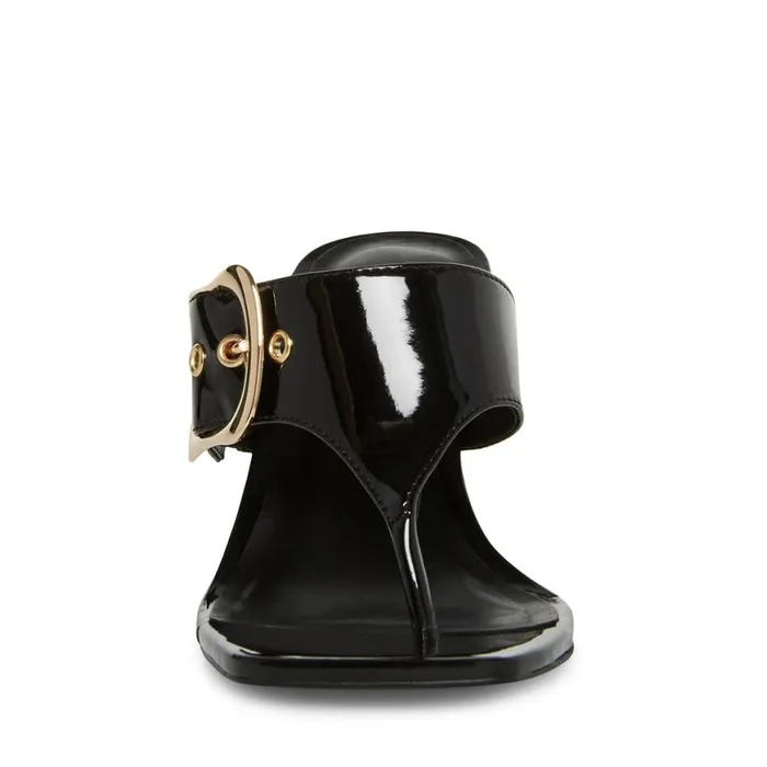 Steve Madden Chelle Black Patent Womens Heels