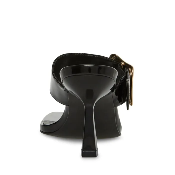 Steve Madden Chelle Black Patent Womens Heels