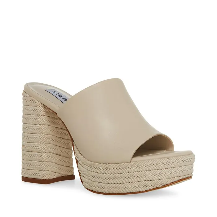 Steve Madden Darby Bone Leather Womens Heels